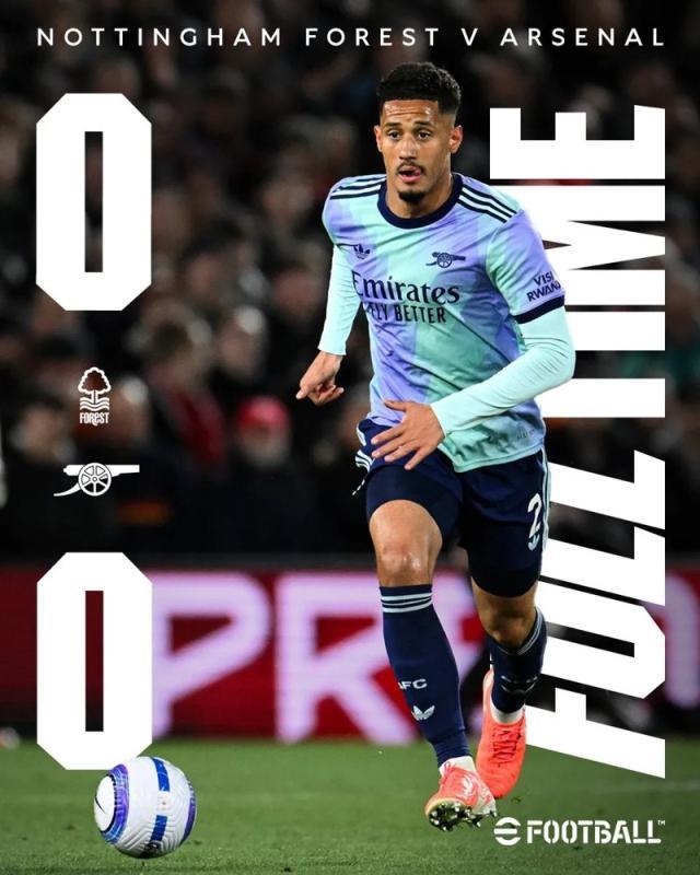 九游官网-【英超】卡拉菲奥里兜射中柱，阿森纳0比0诺丁汉森林